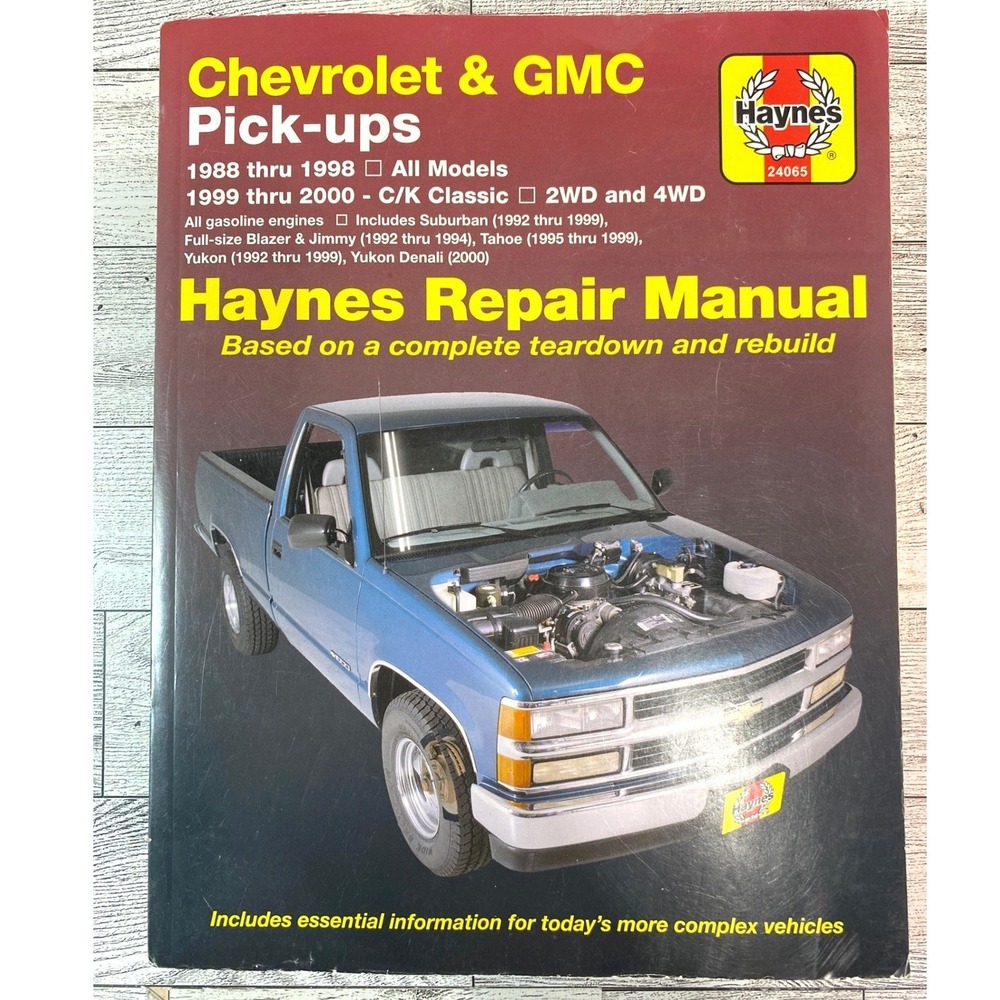Chevrolet GMC Pick-ups Ken Freund 2001 Haynes Repair Manual 1988-2000 Softcover